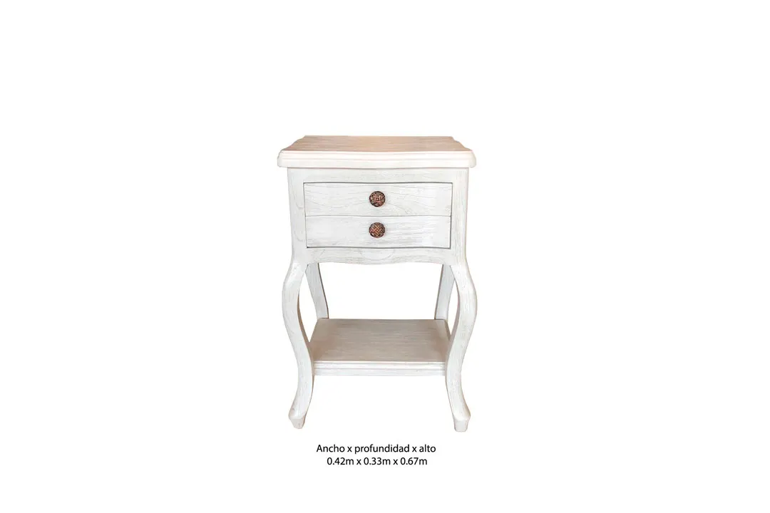 Mesa de noche vintage decape
