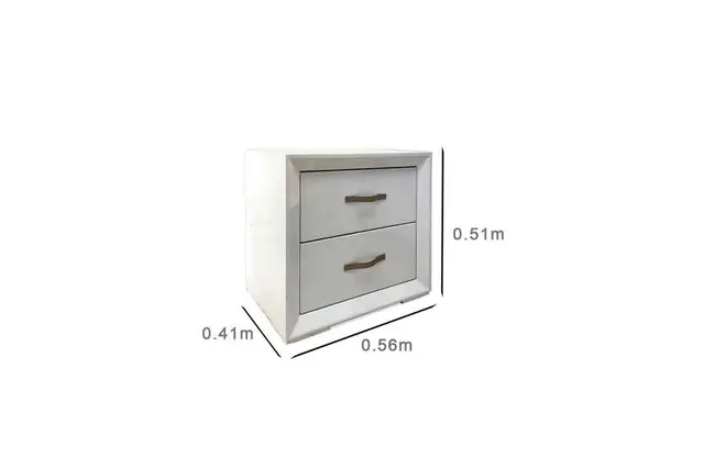 Nochero Diamante blanco, vista 2