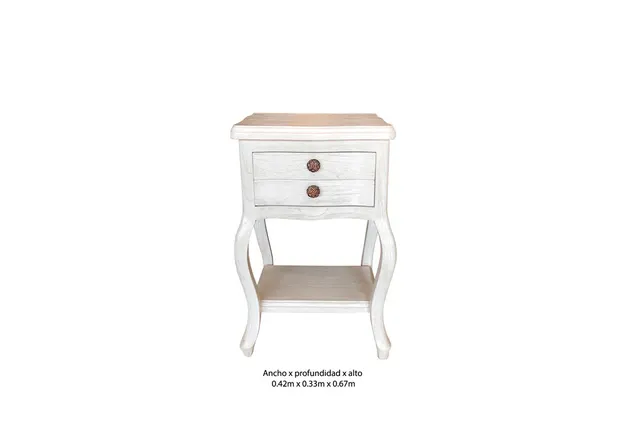 Mesa de noche vintage decape
