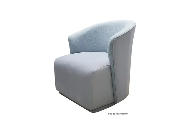 Silla de sala Obando gris