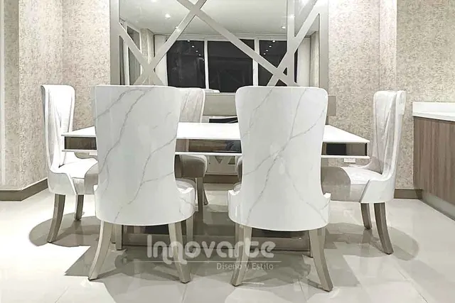 Comedor moderno Marbled 6 puestos