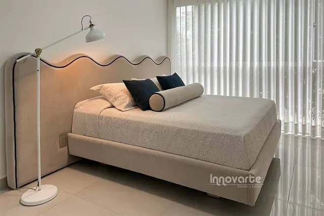 Cama Moderna Wave