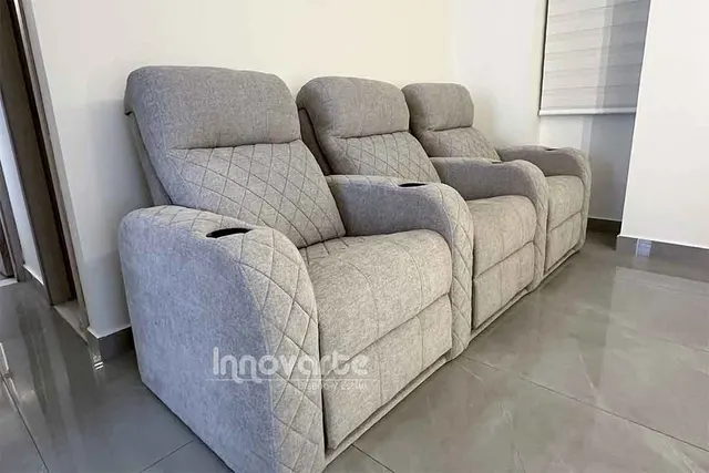 Sofa reclinable cinema x3