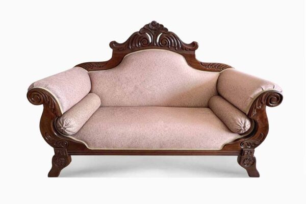 Sofa Clasico Enford tabaco (terciopelo)